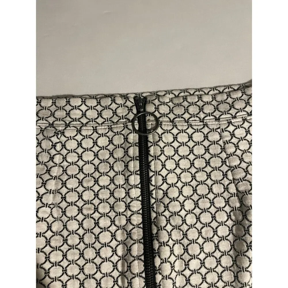 Maeve Anthropologie Geometric Knit Pencil Skirt - Black & White - Small - Picture 3 of 7